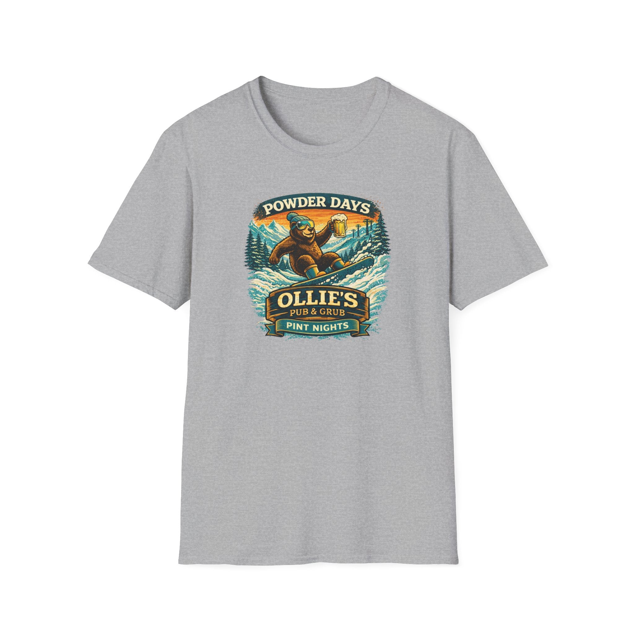 Ollie's Powder Days Bear T-Shirt