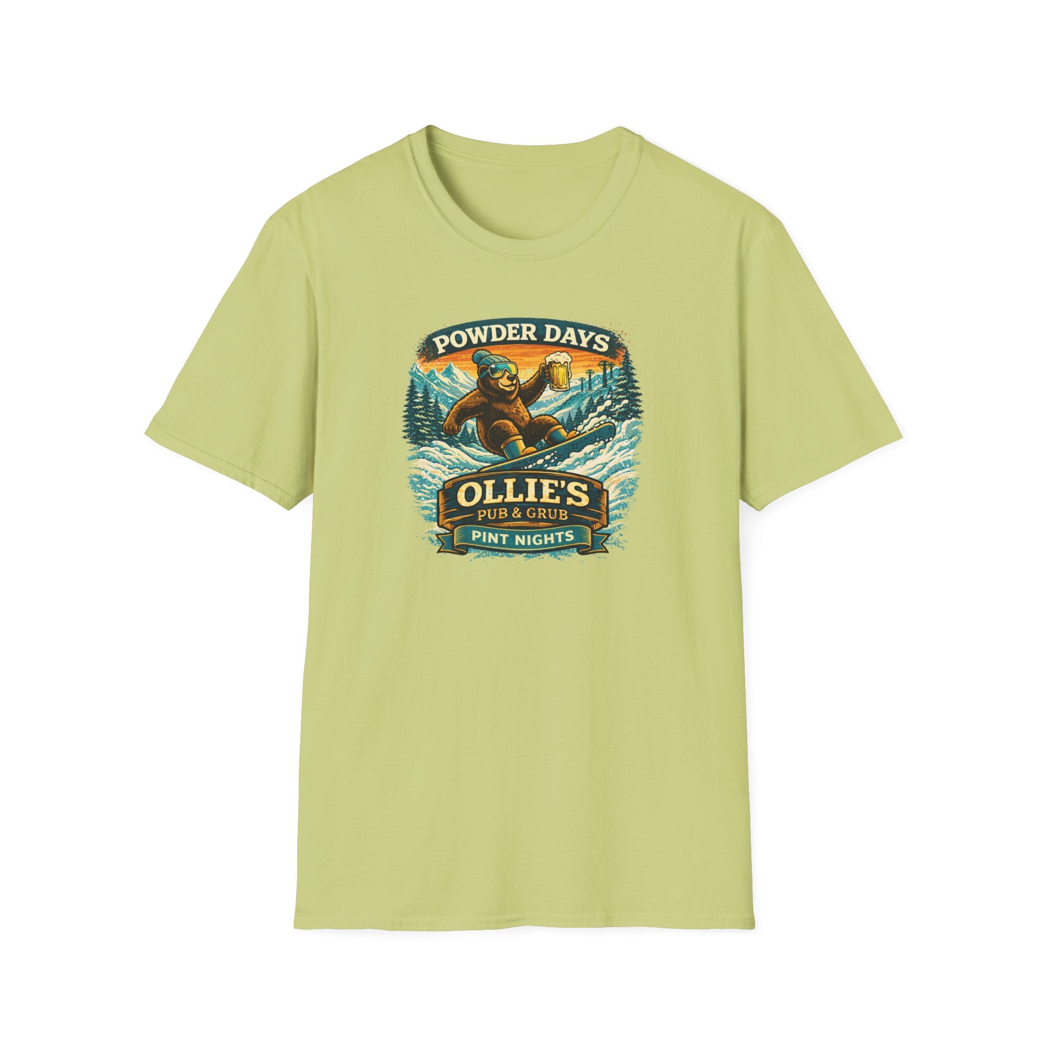 Ollie's Powder Days Bear T-Shirt