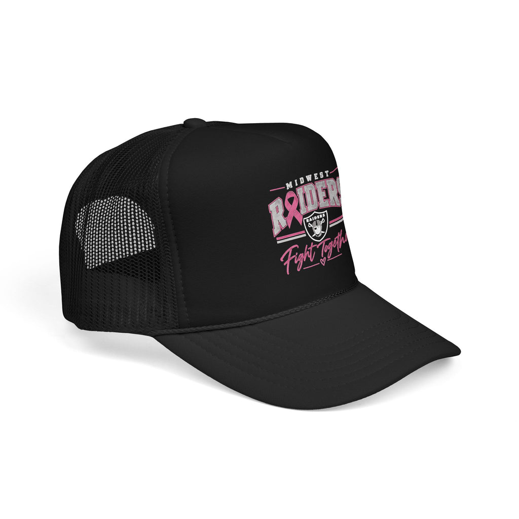 Midwest Raiders Fight Together Breast Cancer Support Foam Cap