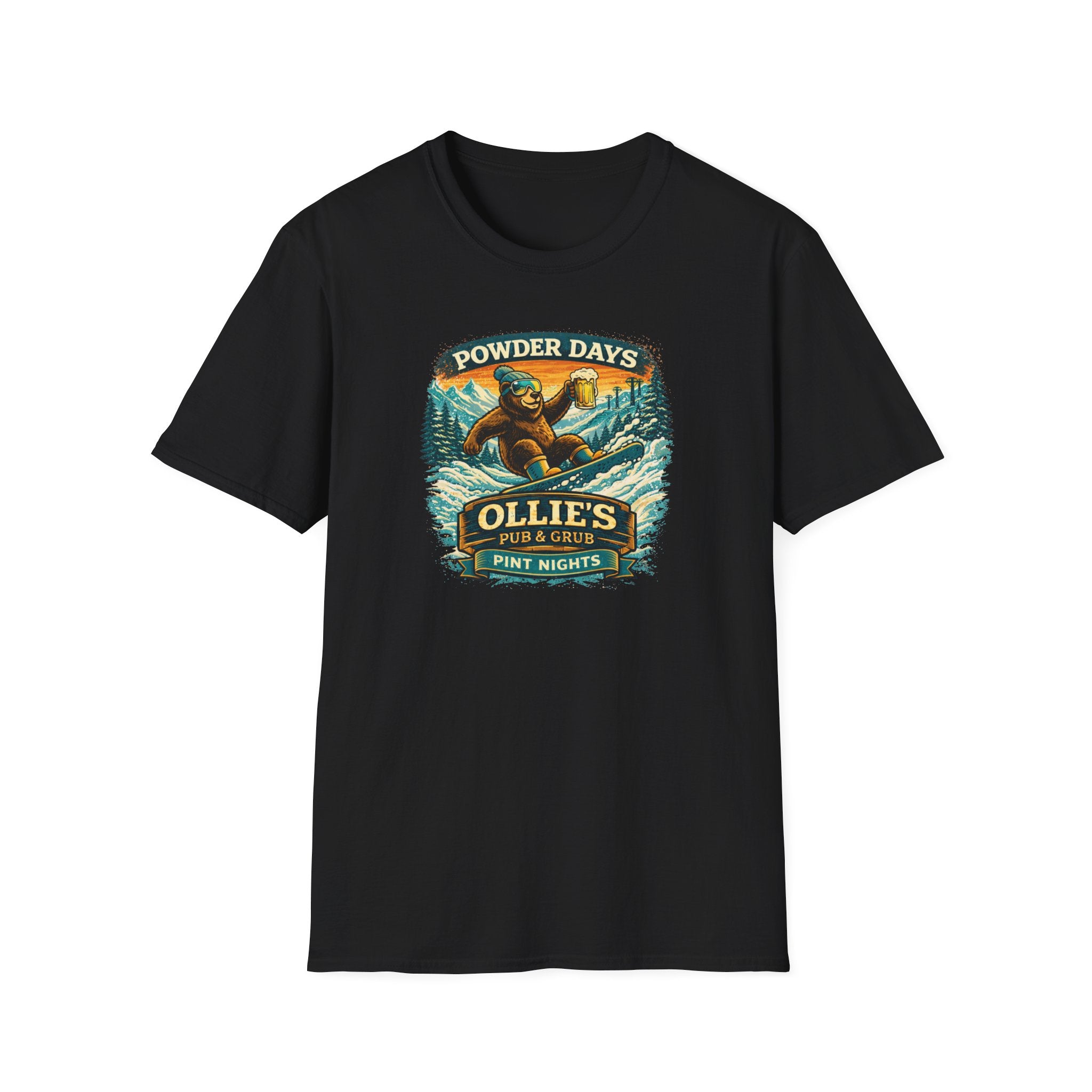 Ollie's Powder Days Bear T-Shirt