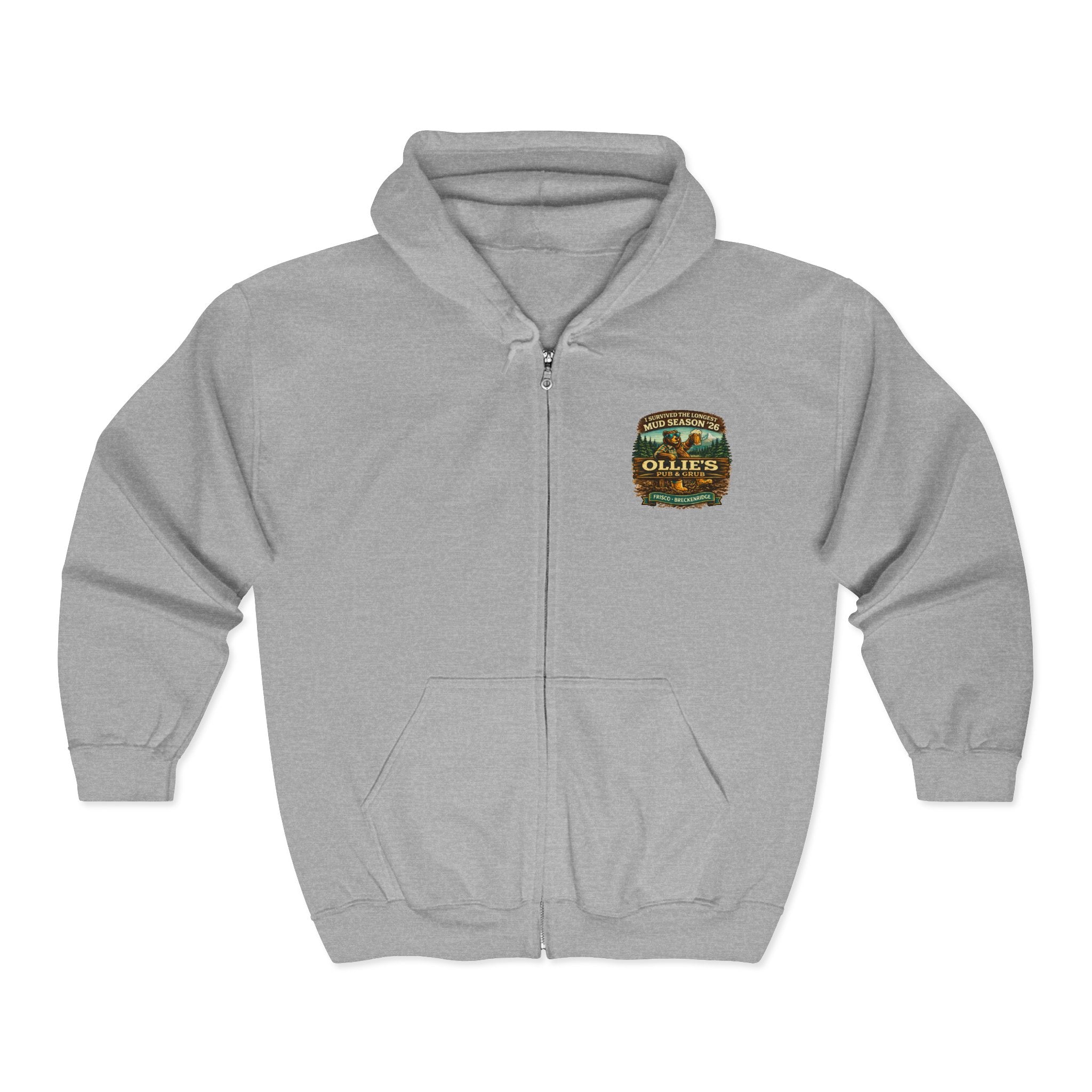 Ollie’s Survived Mud Season '26 zip hoodie