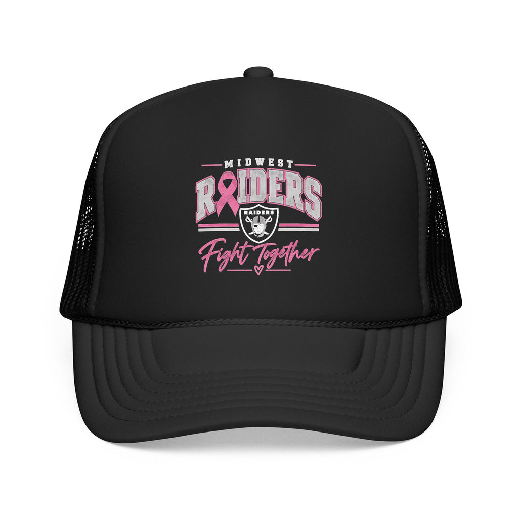 Midwest Raiders Fight Together Breast Cancer Support Foam Cap