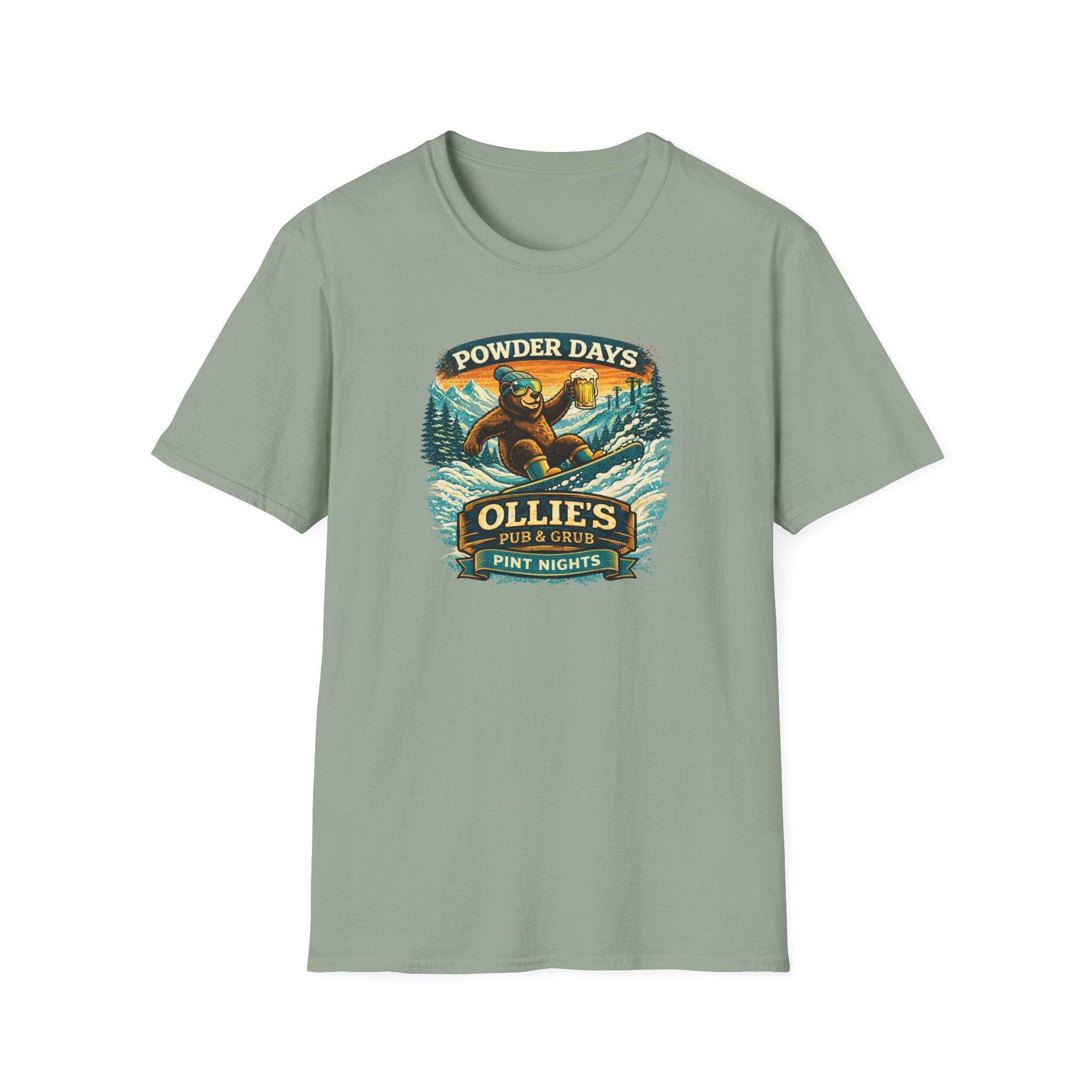 Ollie's Powder Days Bear T-Shirt