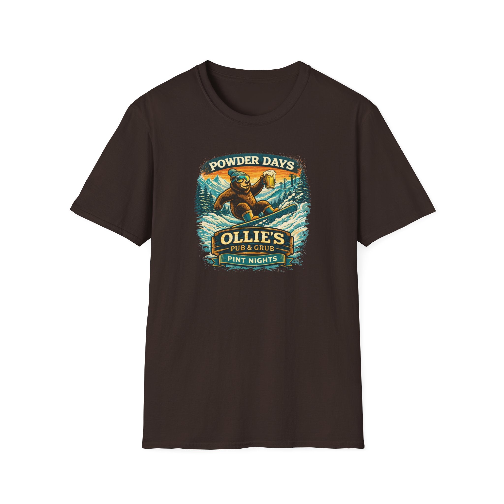 Ollie's Powder Days Bear T-Shirt