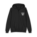 Midwest Raiders Fight Together Breast Cancer Support Youth Double-Sided Zip Hoodie