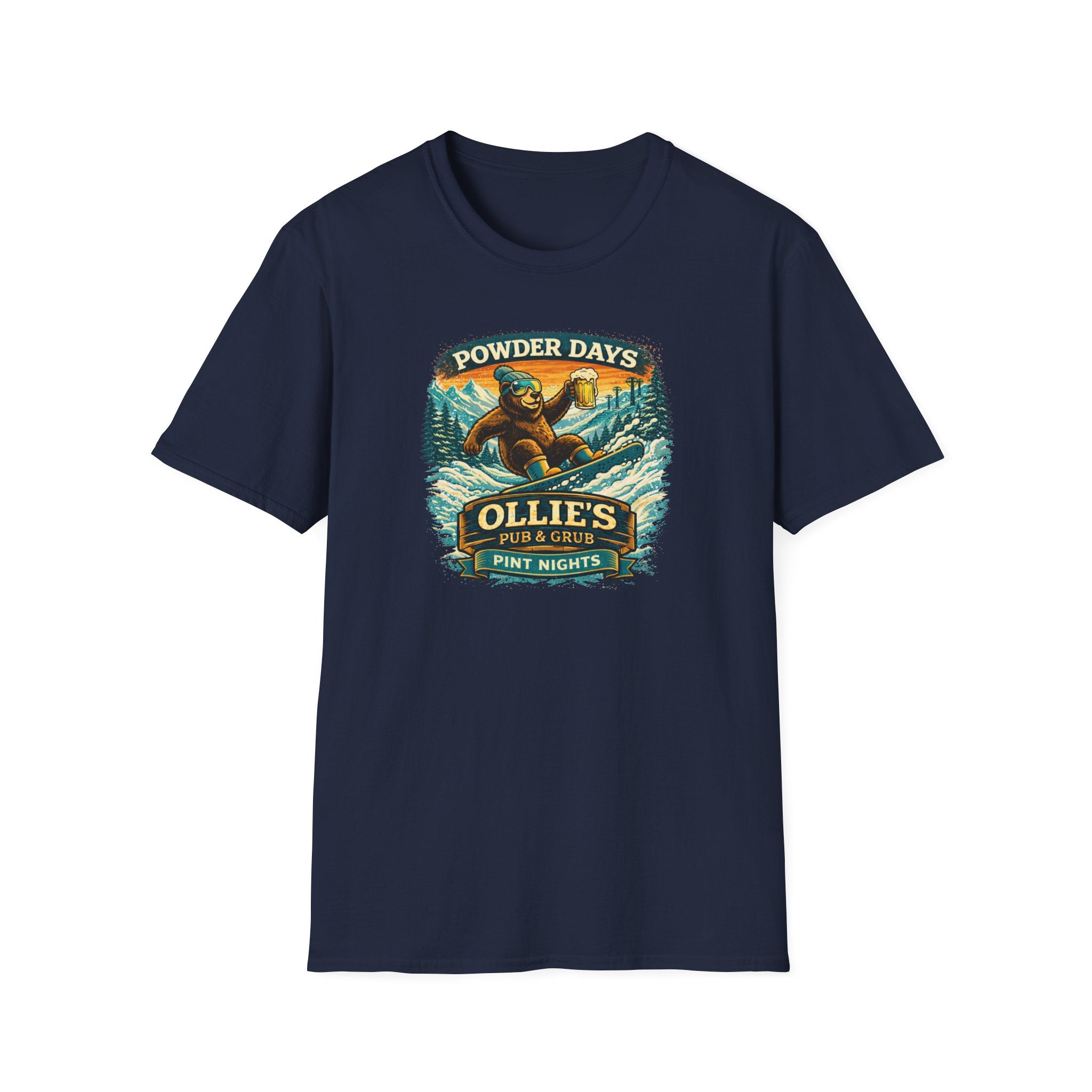 Ollie's Powder Days Bear T-Shirt