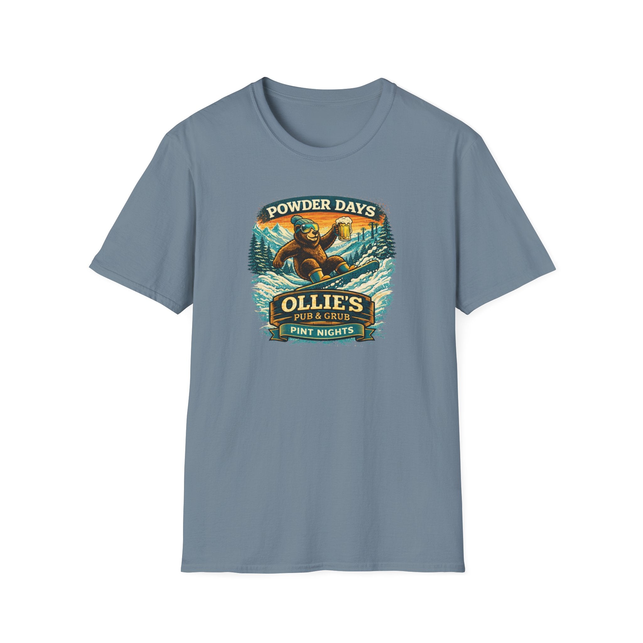 Ollie's Powder Days Bear T-Shirt