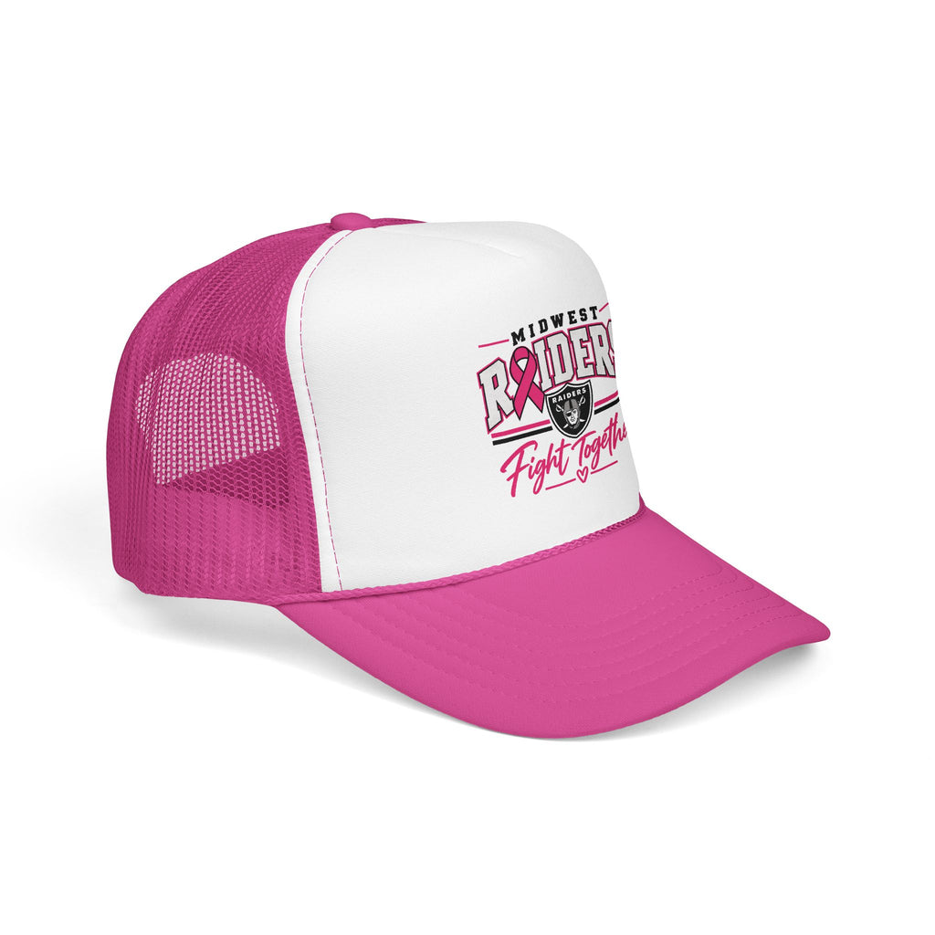 Midwest Raiders Fight Together Breast Cancer Support Foam Cap