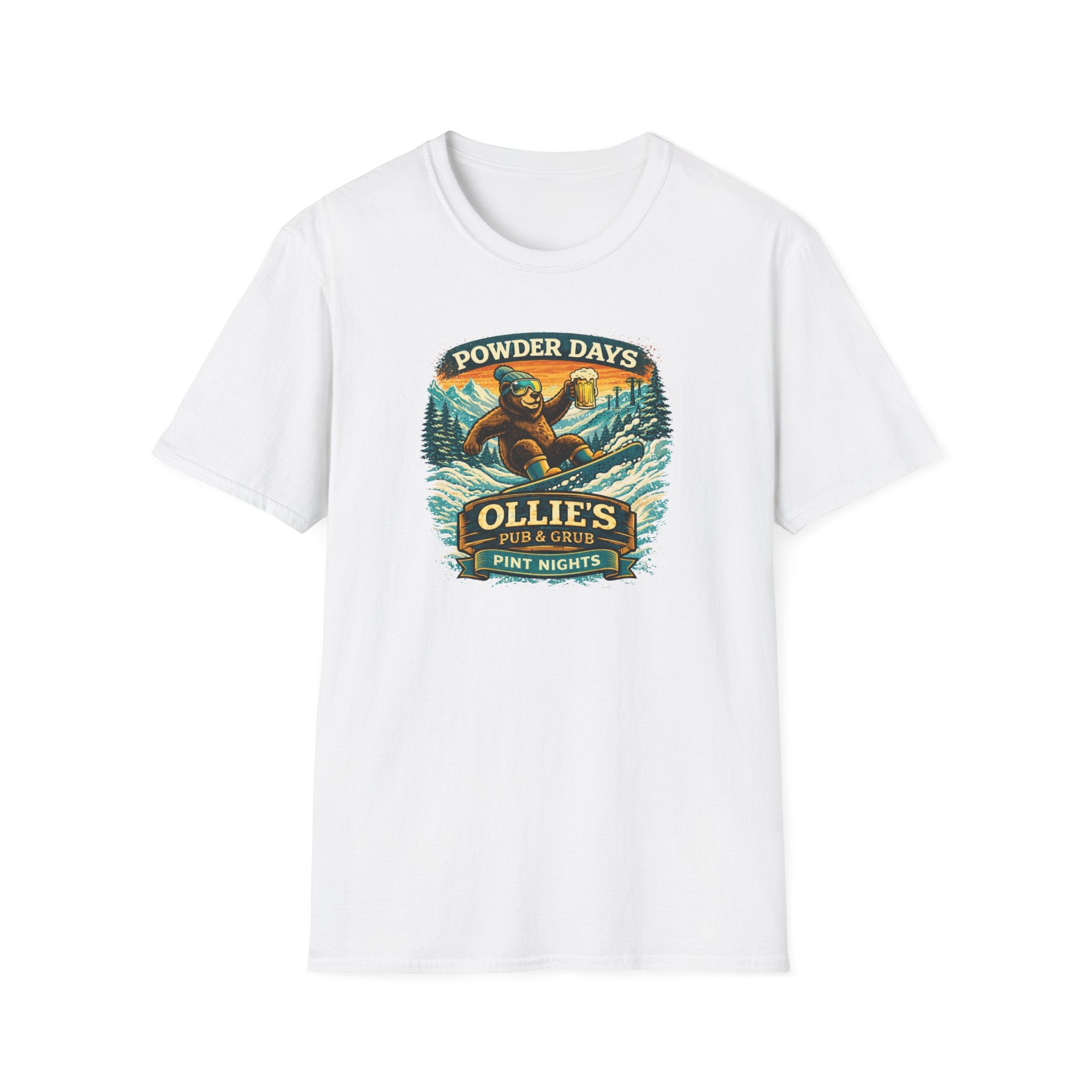 Ollie's Powder Days Bear T-Shirt