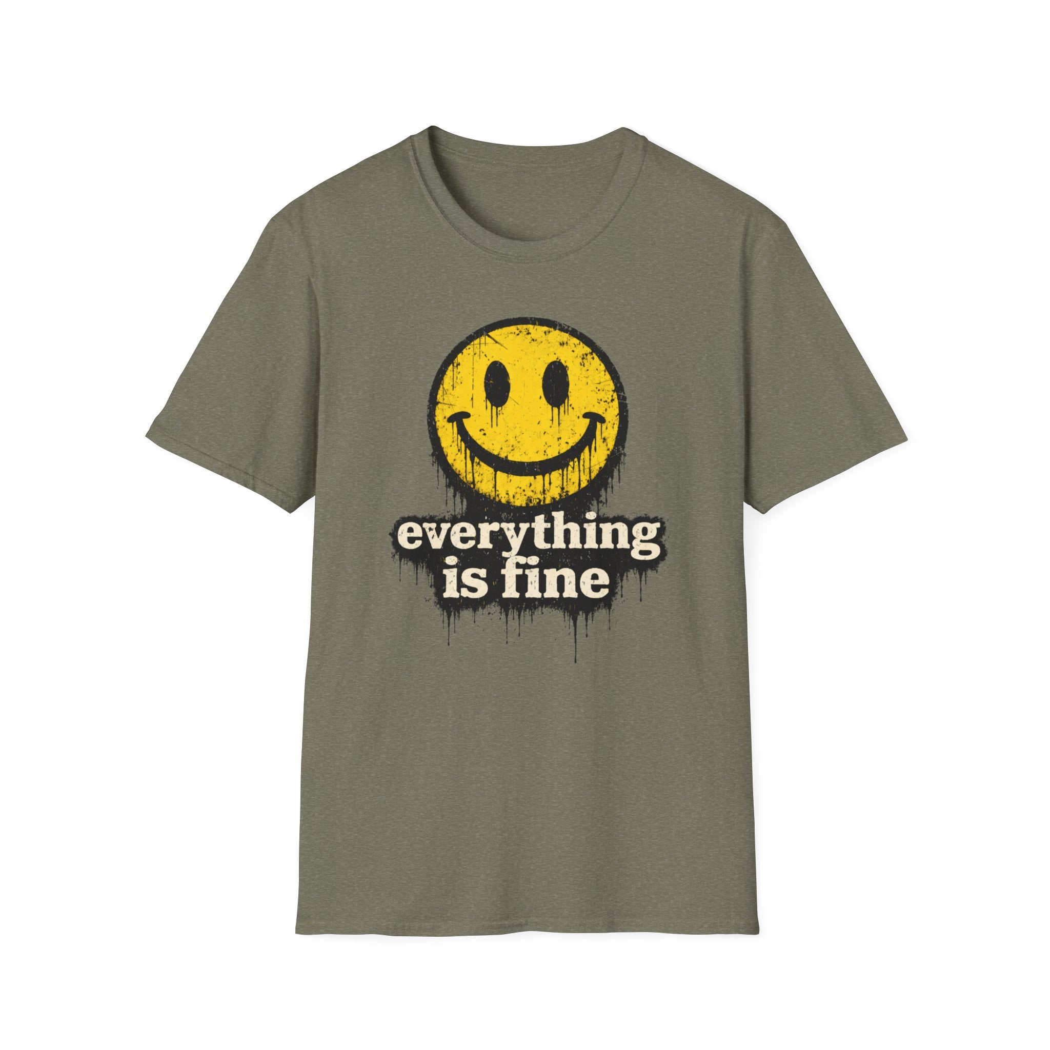 Everything is Fine Smiley T-Shirt