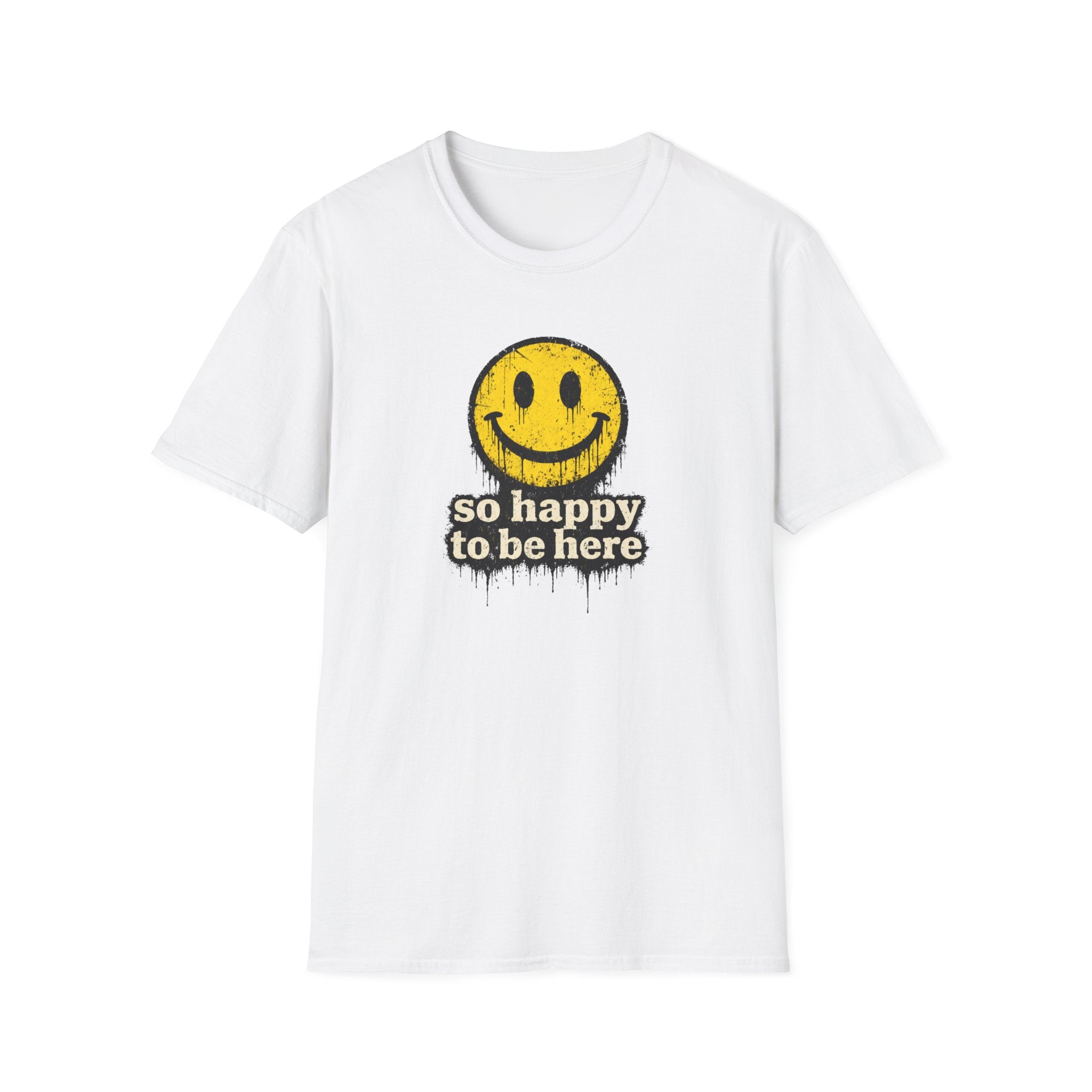 So Happy to Be Here Smiley T-Shirt